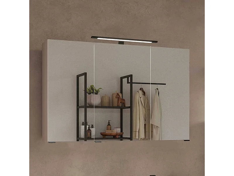 Lichtspiegelschrank Spiegelschrank mit LED Beleuchtung 100 cm breit