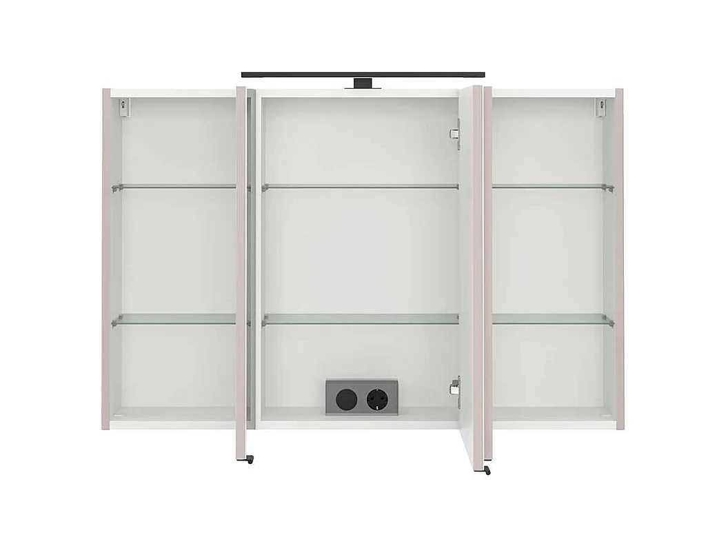 Lichtspiegelschrank Spiegelschrank mit LED Beleuchtung 100 cm breit