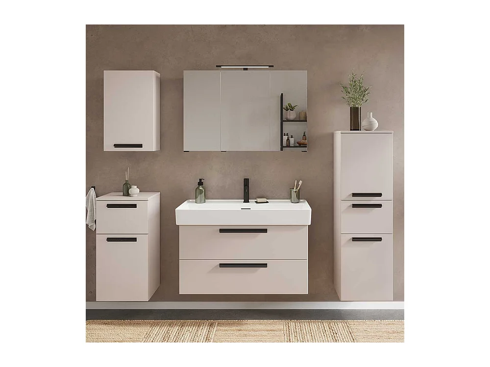 Lichtspiegelschrank Spiegelschrank mit LED Beleuchtung 100 cm breit