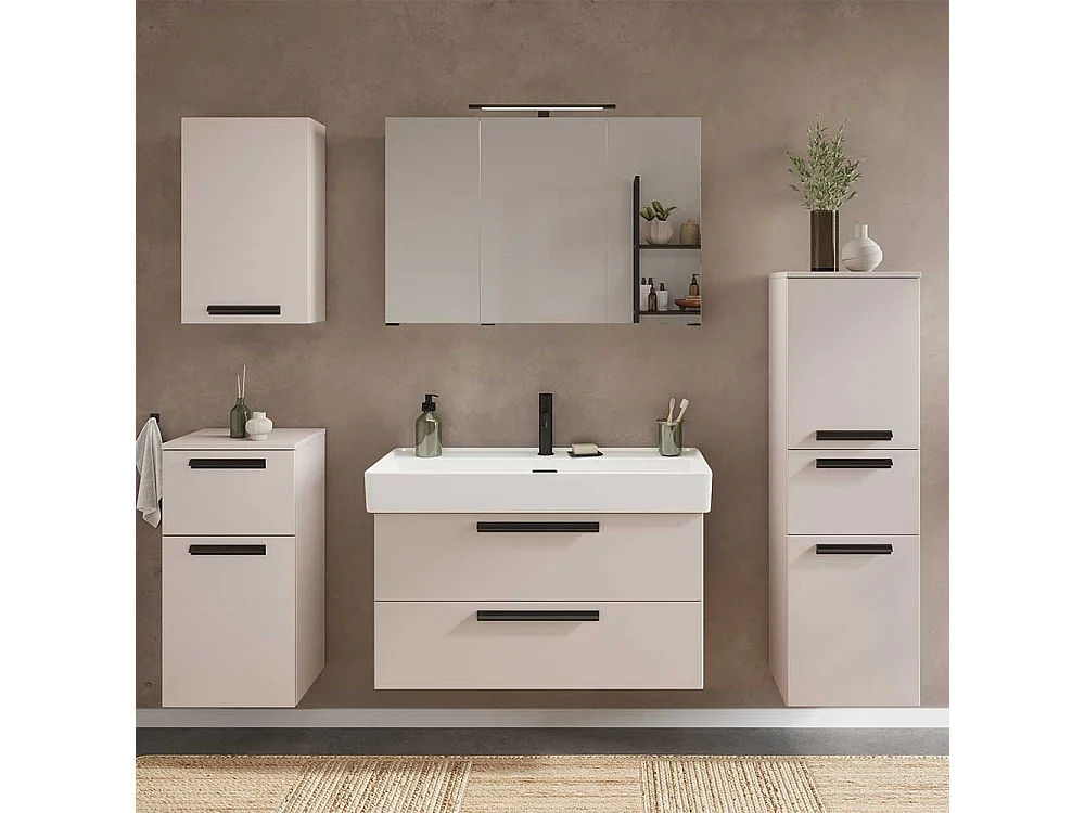 Lichtspiegelschrank Spiegelschrank mit LED Beleuchtung 100 cm breit