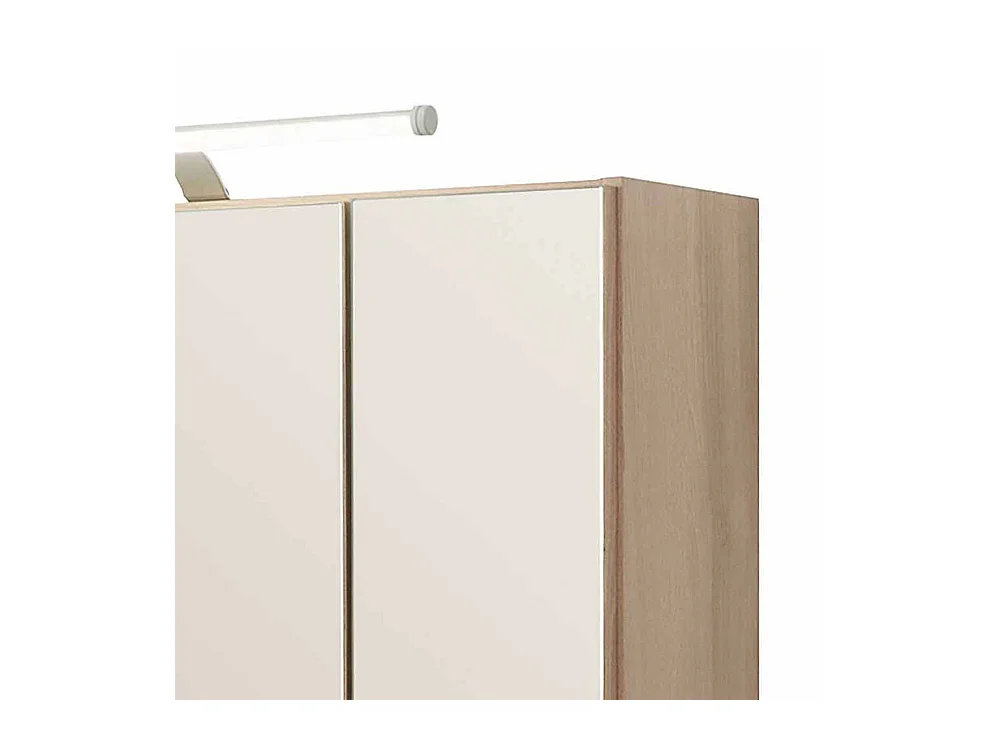 3D Spiegelschrank in Buche hell 3 türig