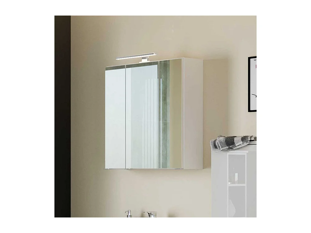 Bad Spiegelschrank mit LED Beleuchtung Wei�