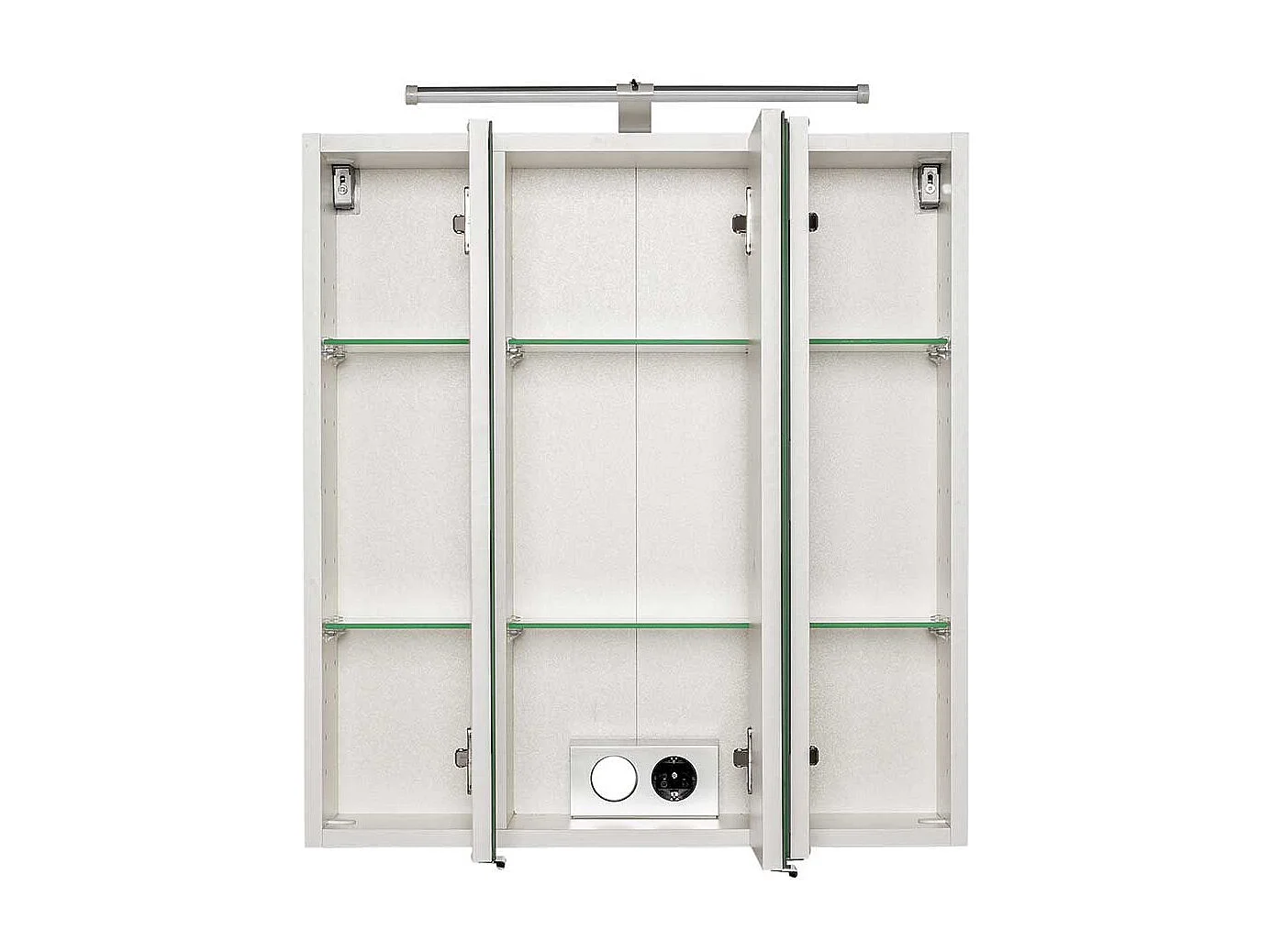 Badezimmer Spiegelschrank in Weiß LED Beleuchtung