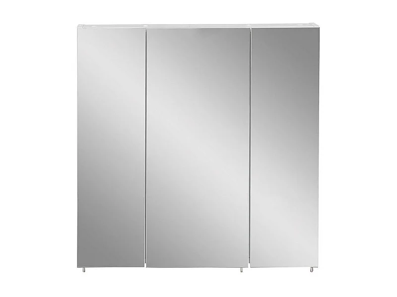 3 türiger Spiegelschrank in Weiß Made in Germany