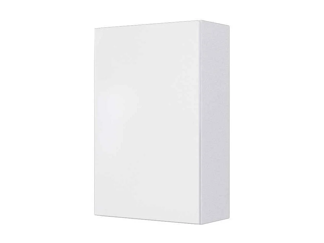 Weißer Bad Hängeschrank 40 cm breit 1-türig