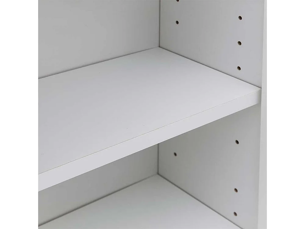 Weißer Bad Hängeschrank 40 cm breit 1-türig