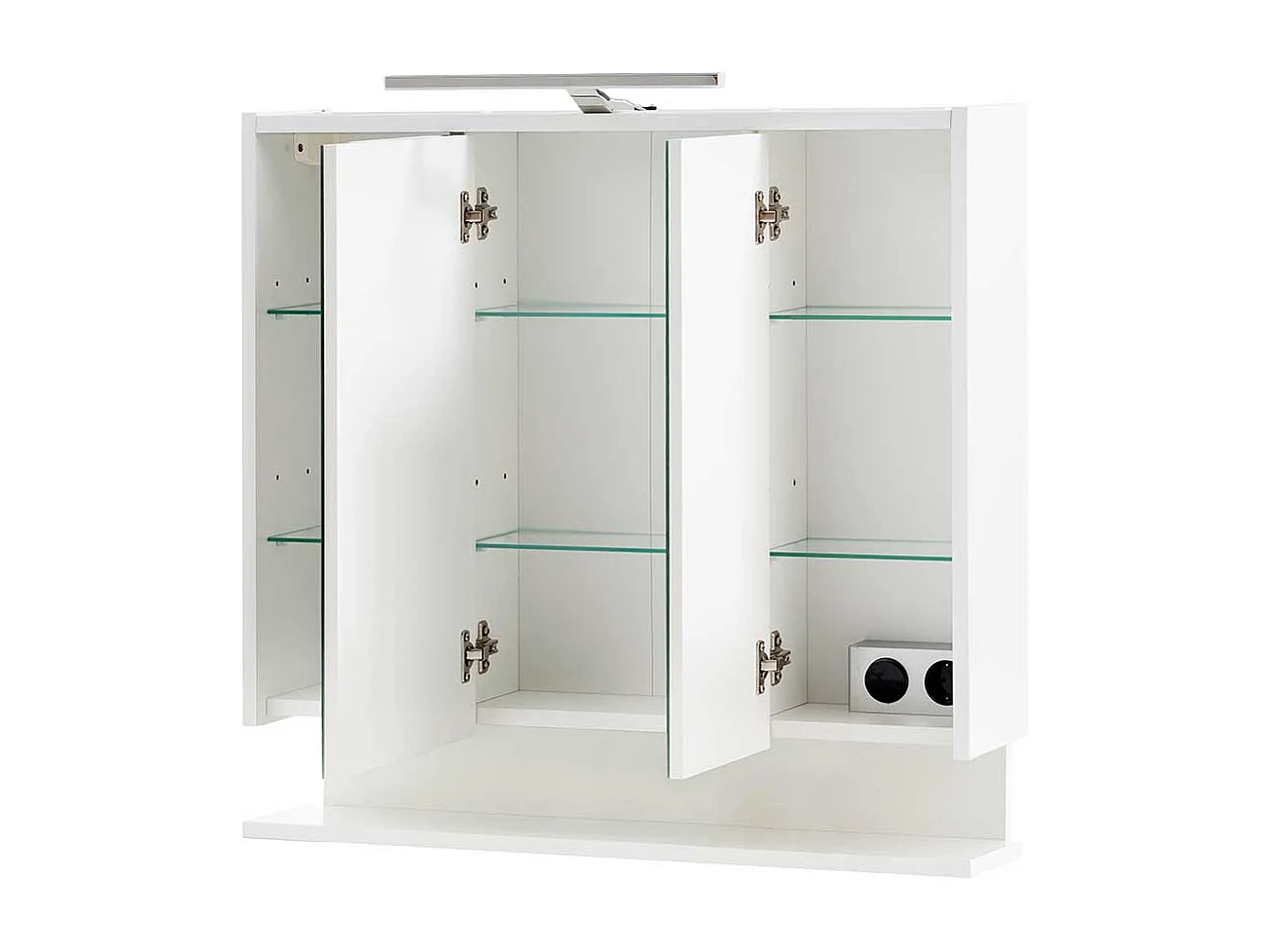 Spiegelschrank mit Ablage und LED Beleuchtung Made in Germany