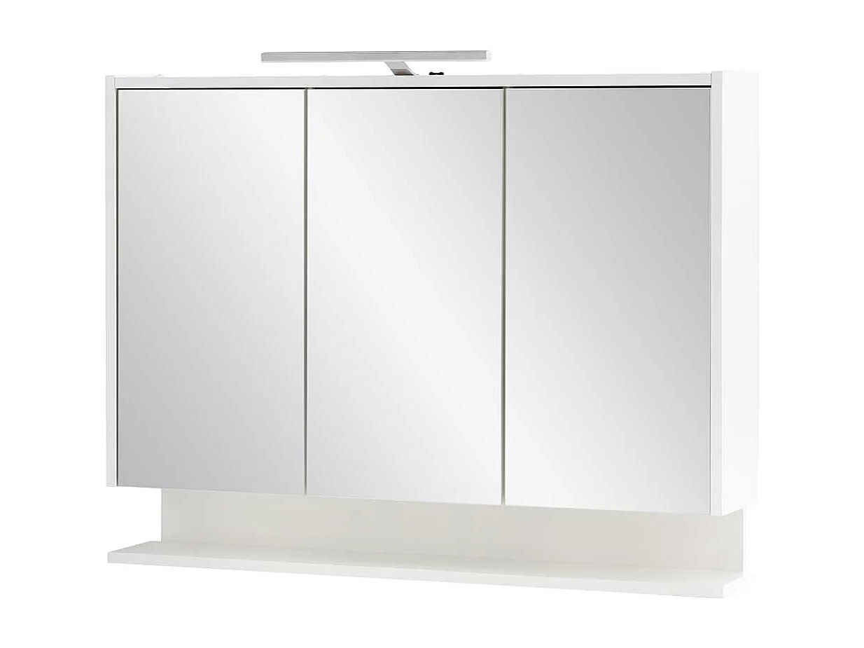 Spiegelschrank mit Ablage und LED Beleuchtung Made in Germany