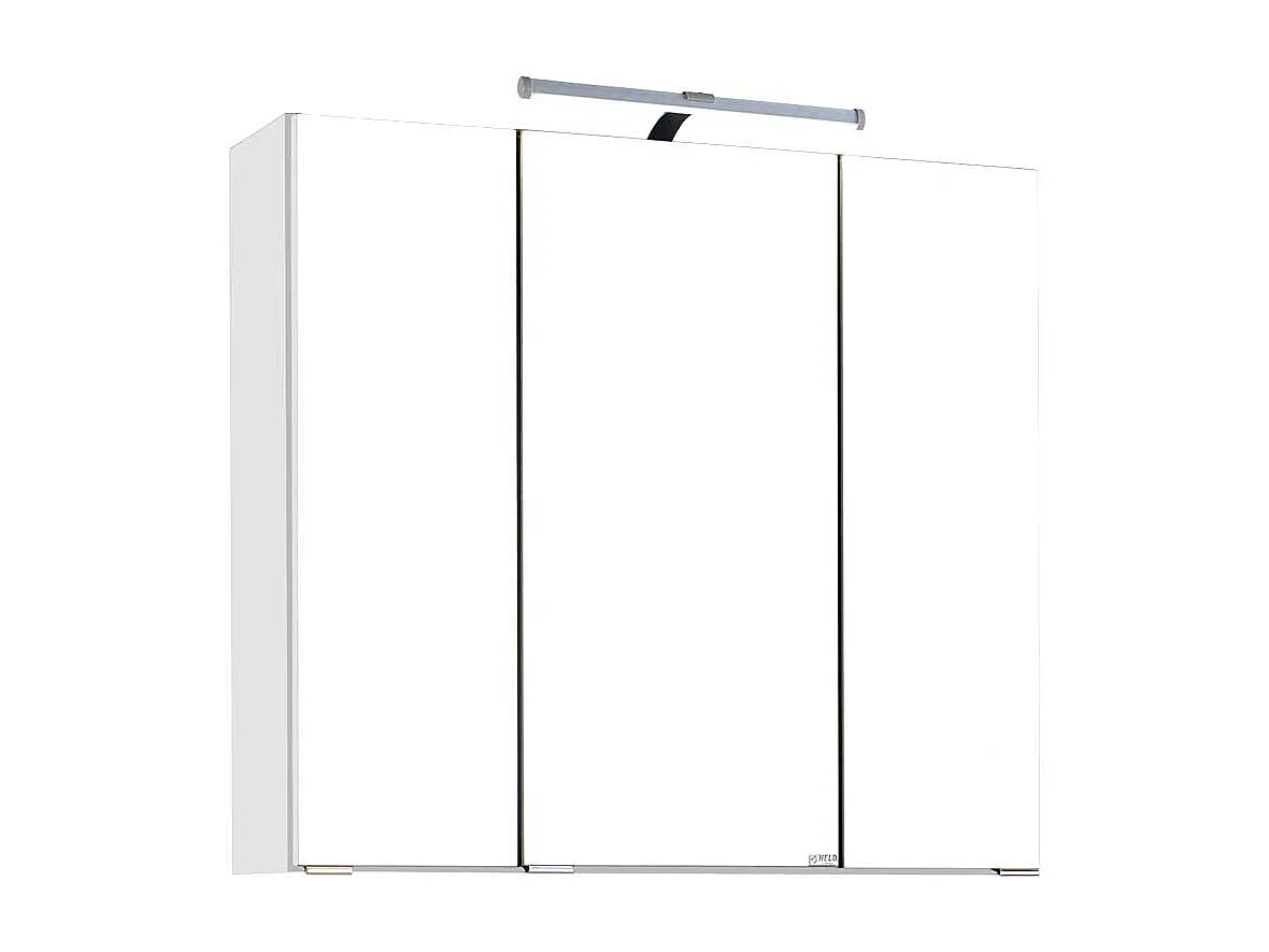 Bad Spiegelschrank in Weiß 3D Effekt