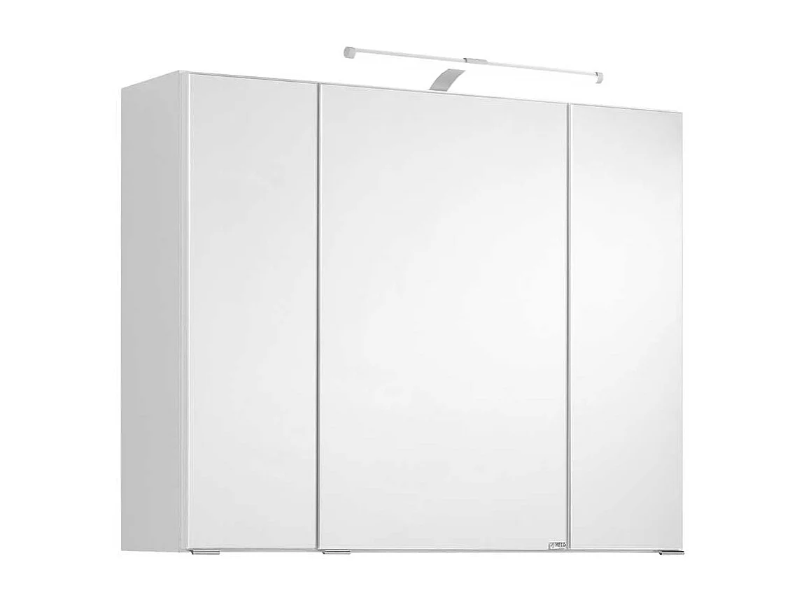 Bad Spiegelschrank in Weiß 3D Effekt