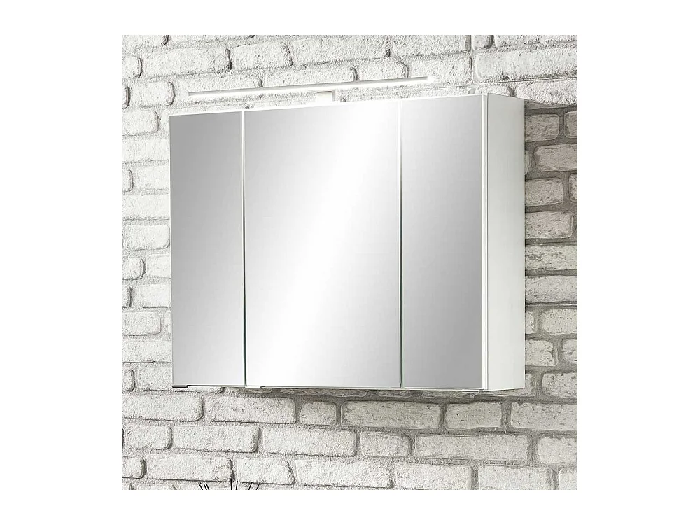 Bad Spiegelschrank in Wei� 80 cm breit