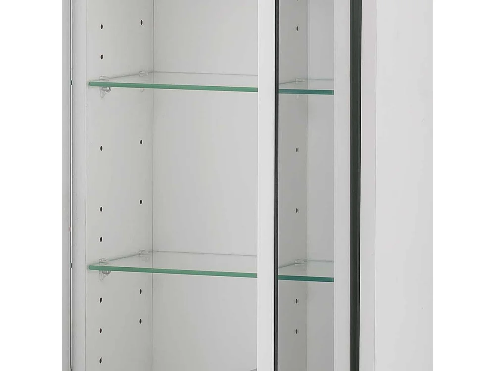 Bad Spiegelschrank in Weiß 80 cm breit