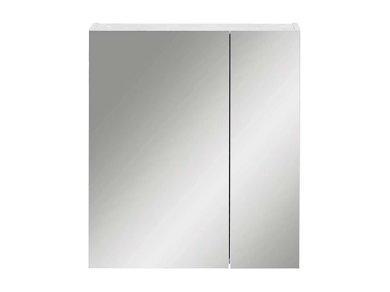 Badezimmer Spiegelschrank in Weiß 60 cm breit