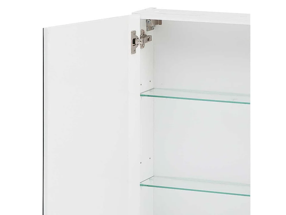 Badezimmer Spiegelschrank in Weiß 60 cm breit