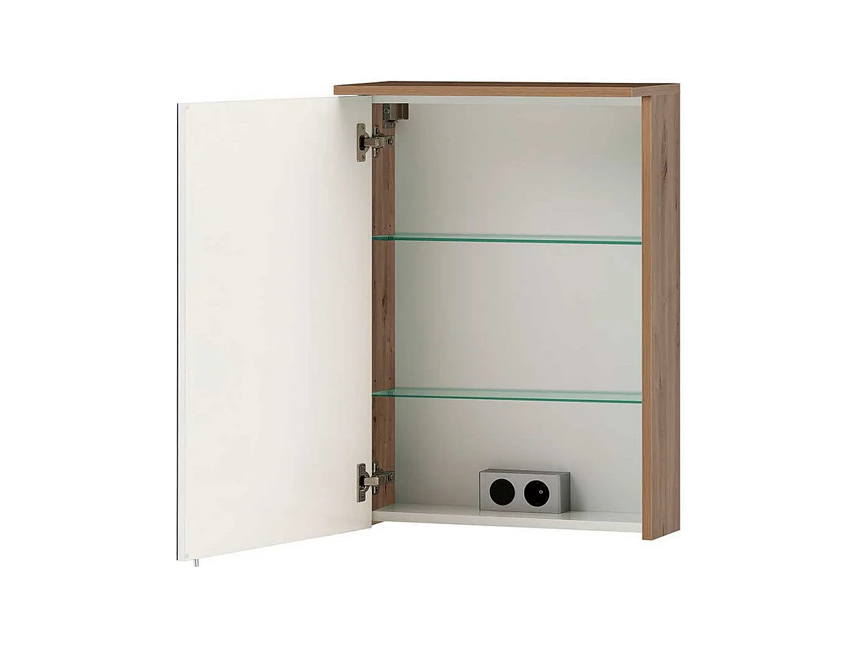 Spiegelschrank mit LED Beleuchtung die Wandmontage