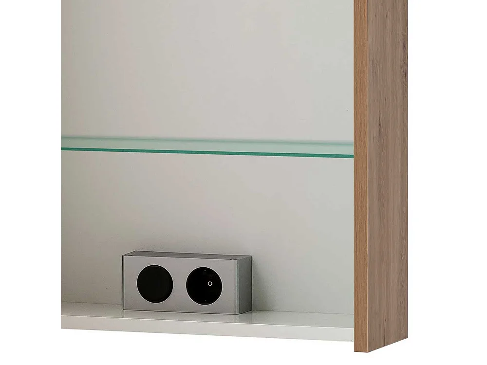 Spiegelschrank mit LED Beleuchtung die Wandmontage