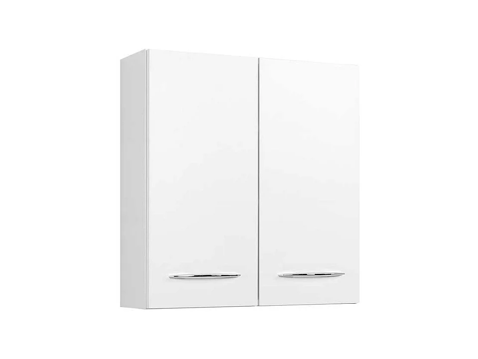 Badezimmer Hängeschrank in Weiß 2 türig