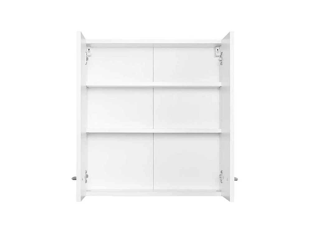 Badezimmer Hängeschrank in Weiß 2 türig