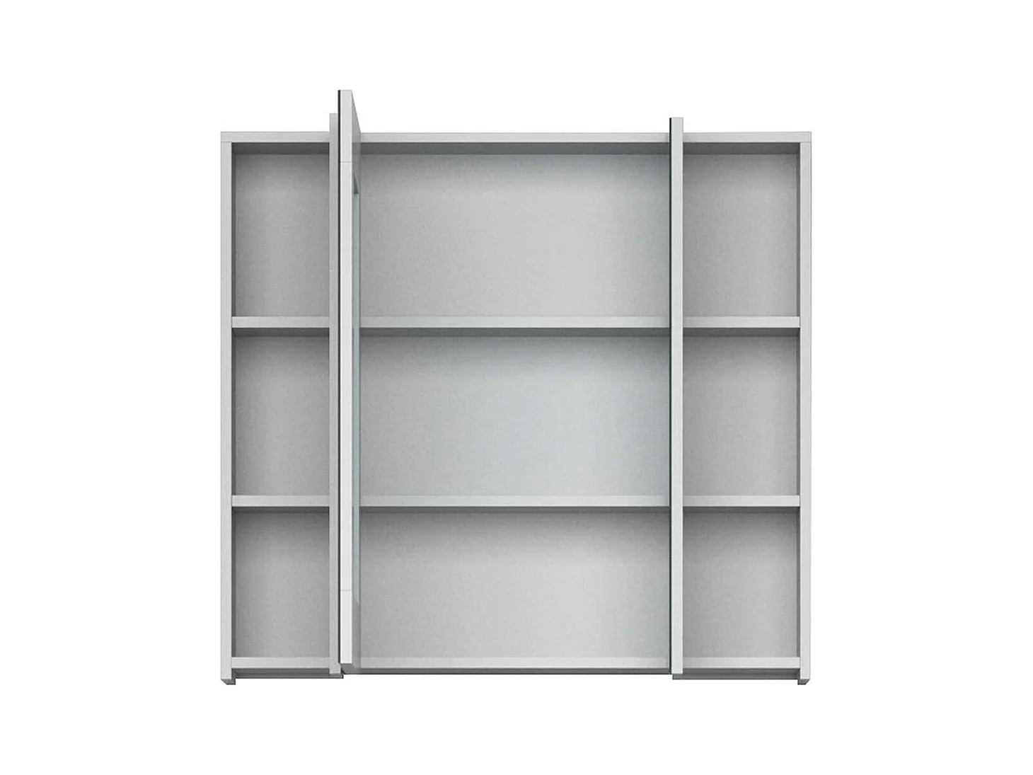 Spiegel Badschrank 80 cm breit 3-t�rig