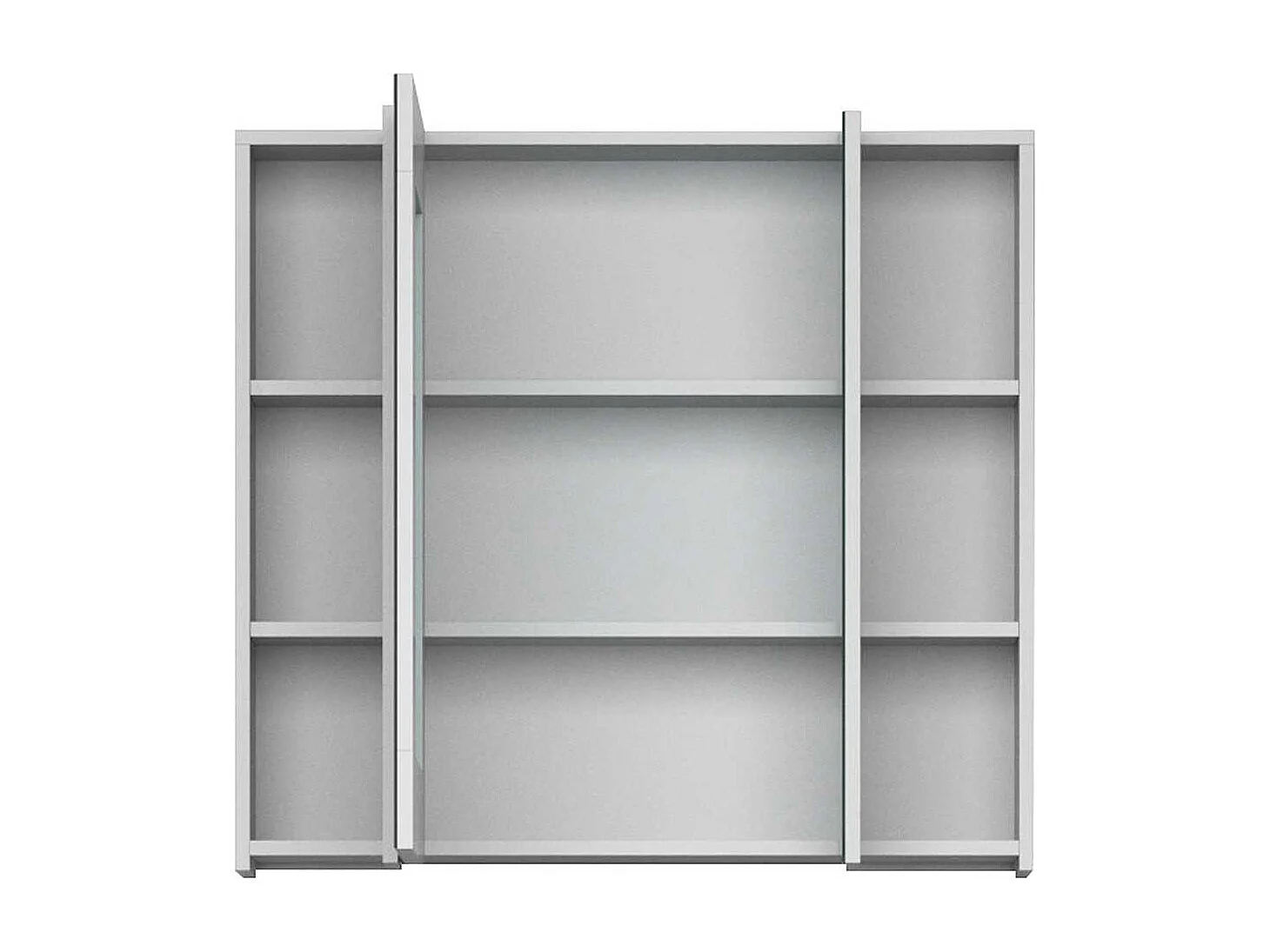Spiegel Badschrank 80 cm breit 3-t�rig