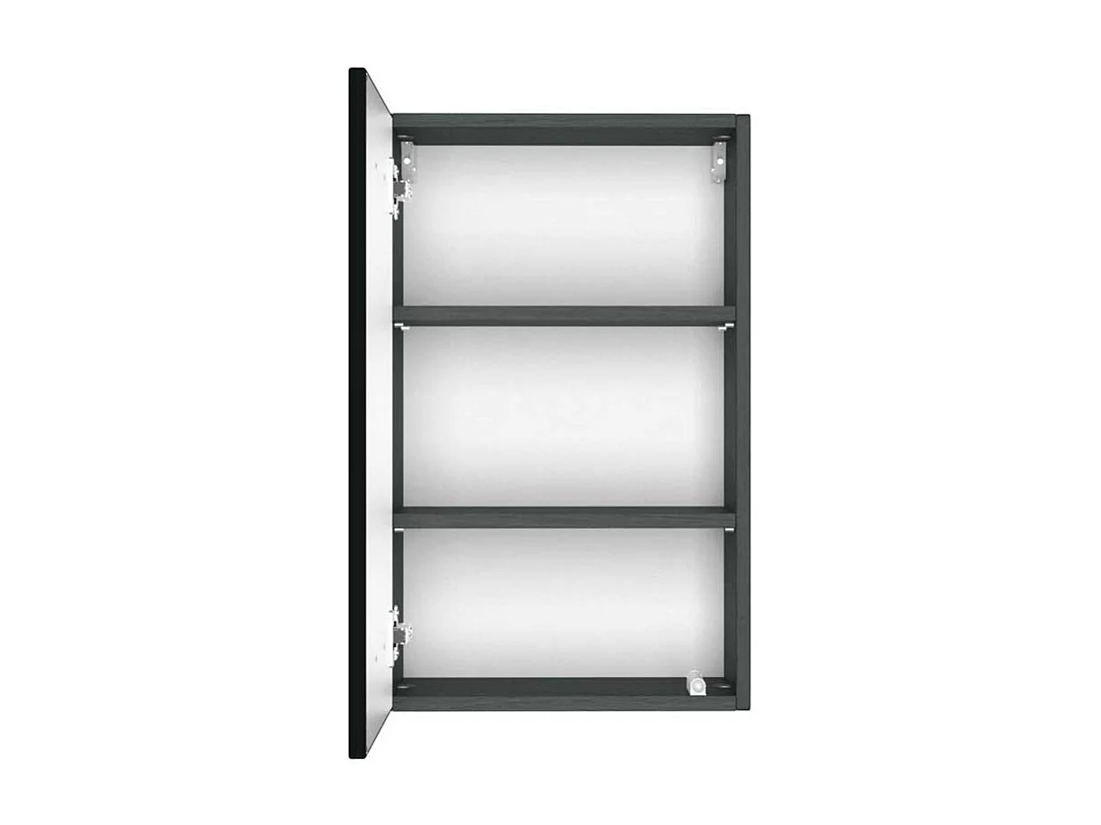 Bad Hängeschrank in Dunkelgrau 40 cm breit