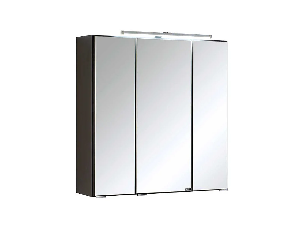 Bad Spiegelschrank mit 3D Effekt Anthrazit