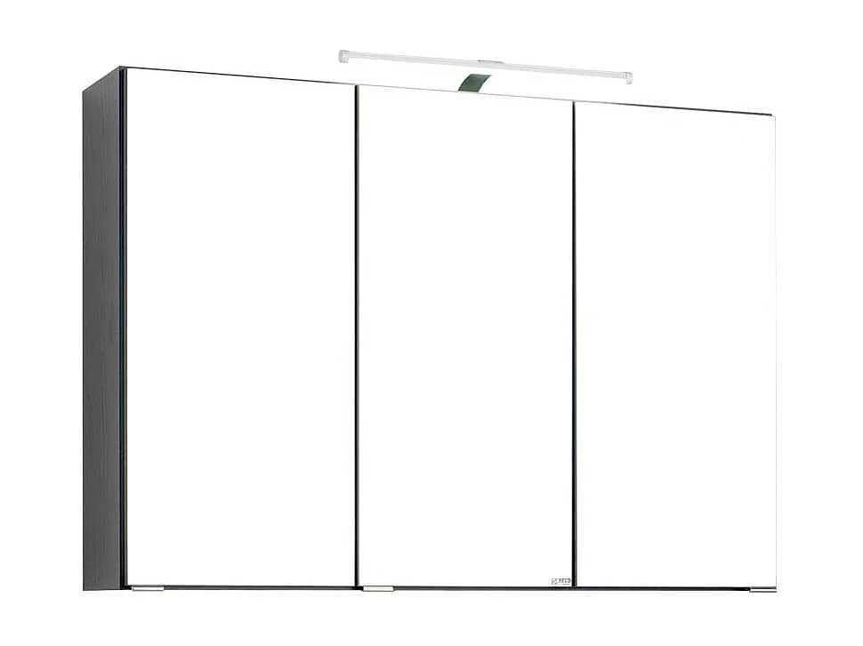 Bad Spiegelschrank mit 3D Effekt Anthrazit