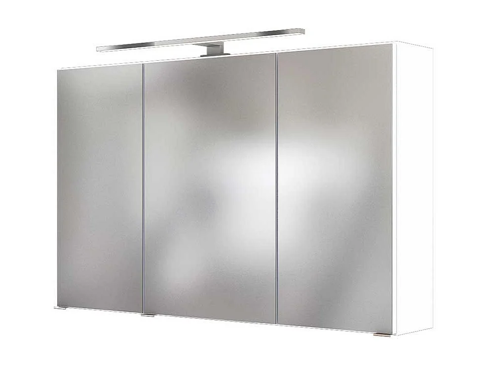 Badezimmer Spiegelschrank in Weiß LED Beleuchtung