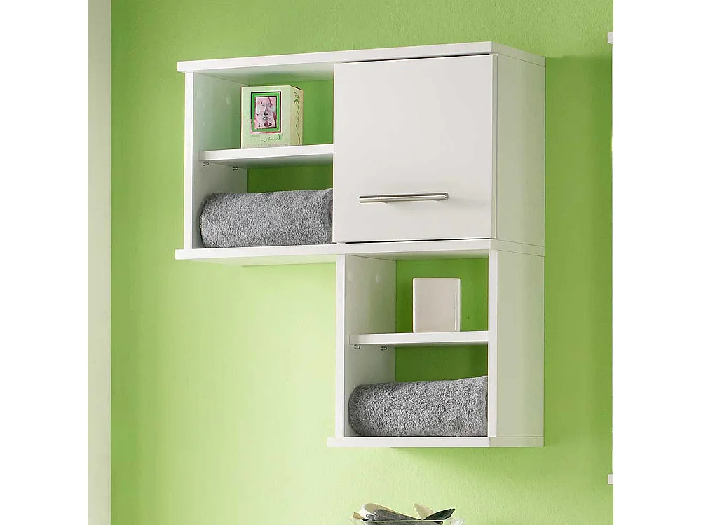 Badezimmer Hängeschrank in Weiß offenen Fächern