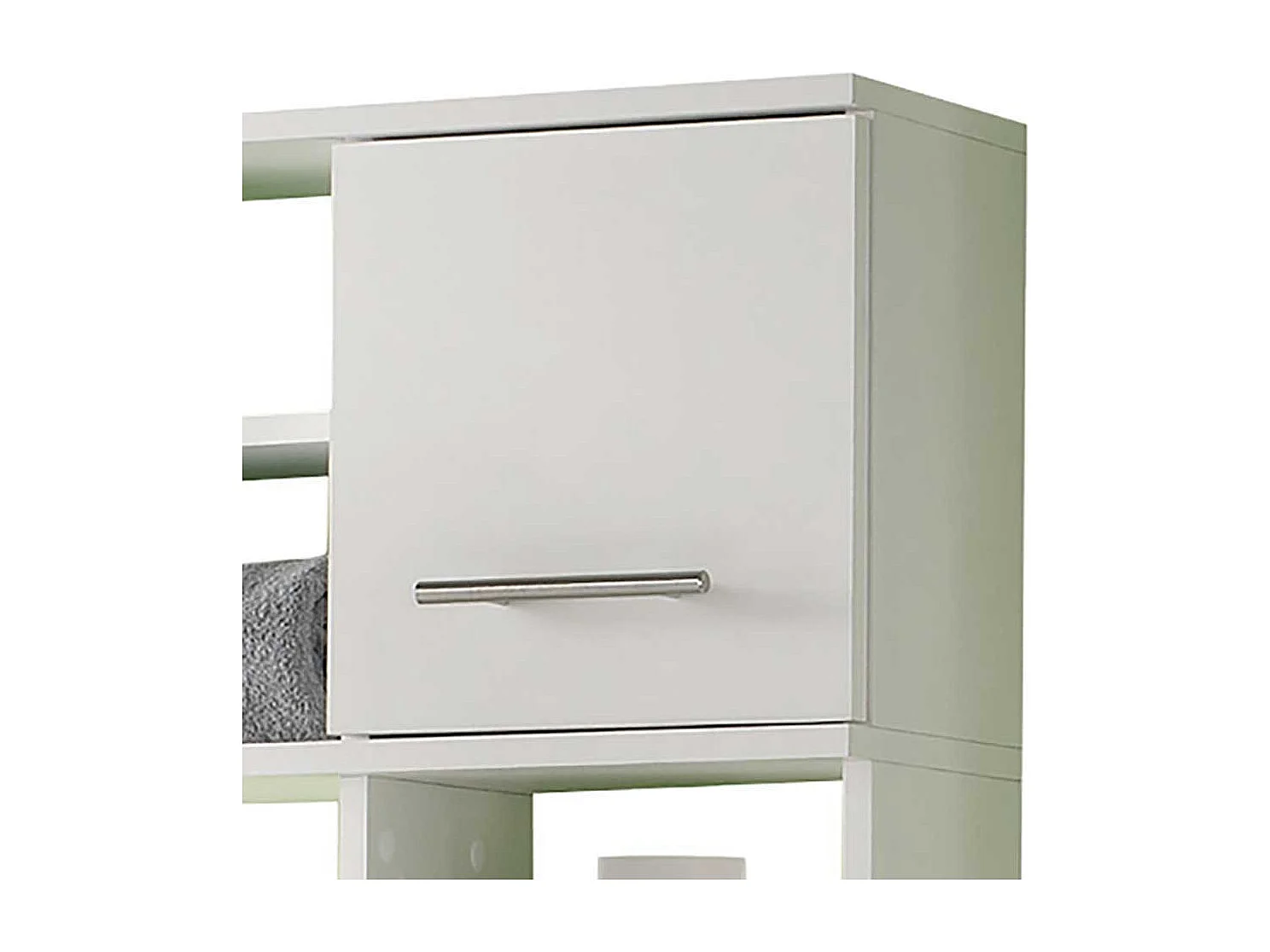 Badezimmer Hängeschrank in Weiß offenen Fächern