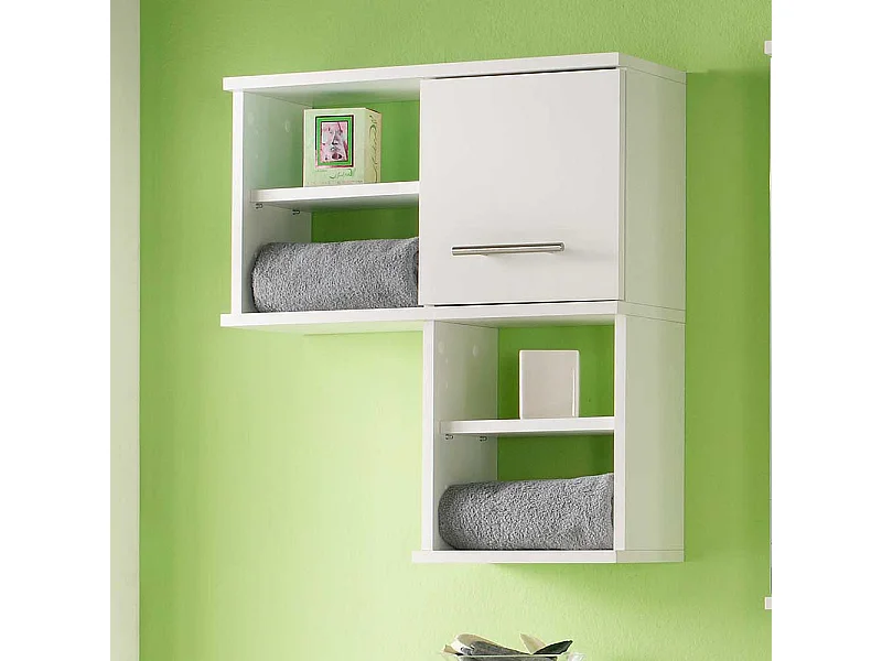 Badezimmer Hängeschrank in Weiß offenen Fächern