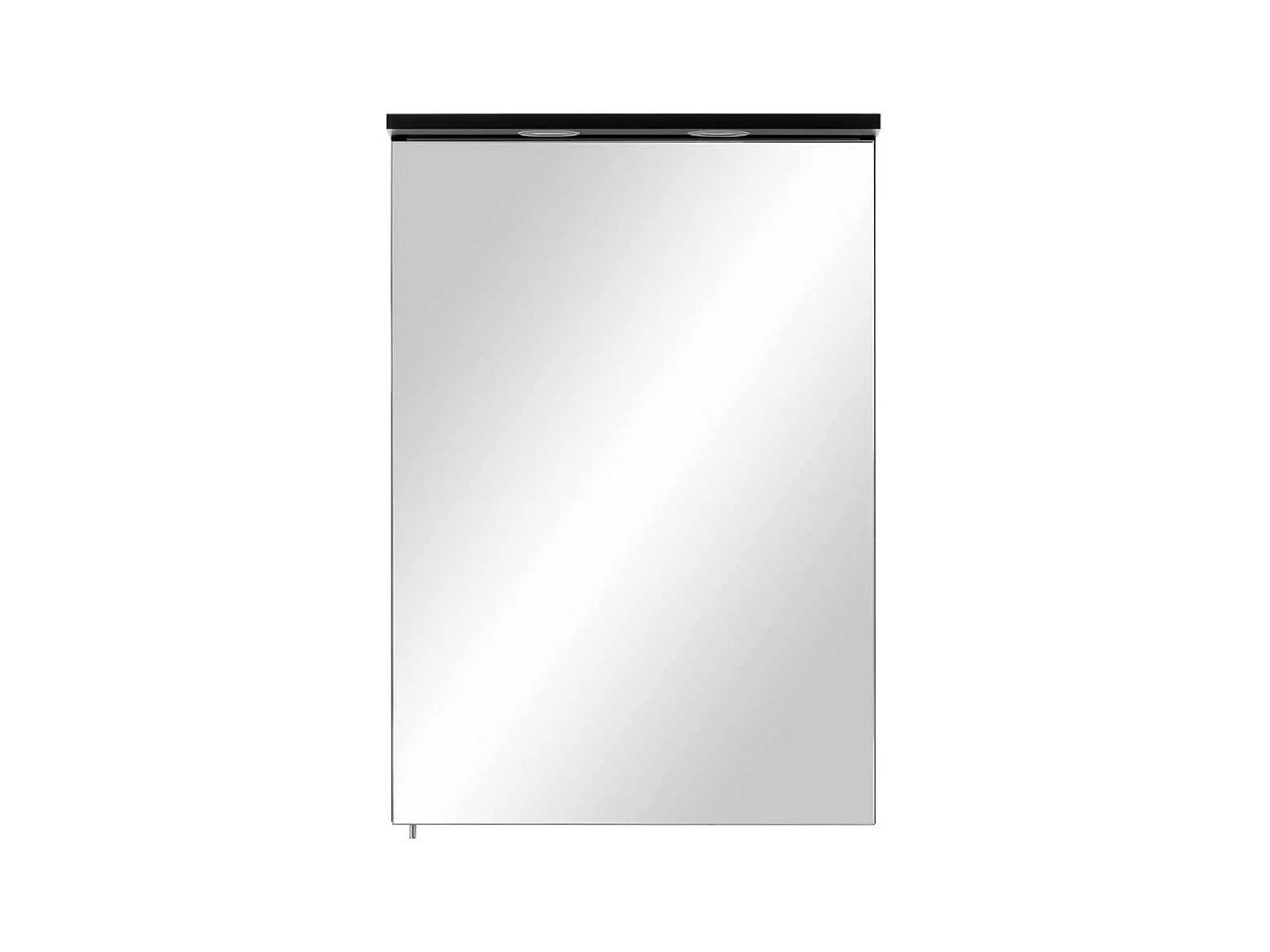 Spiegelschrank mit LED in Schwarz Made in Germany