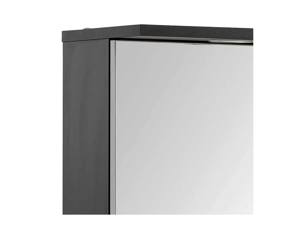 Spiegelschrank mit LED in Schwarz Made in Germany