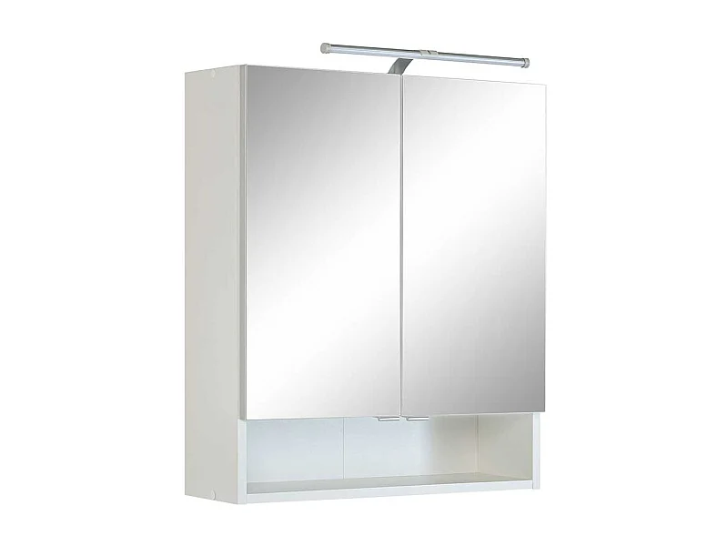 Badezimmer Spiegelschrank in Weiß 60 cm breit