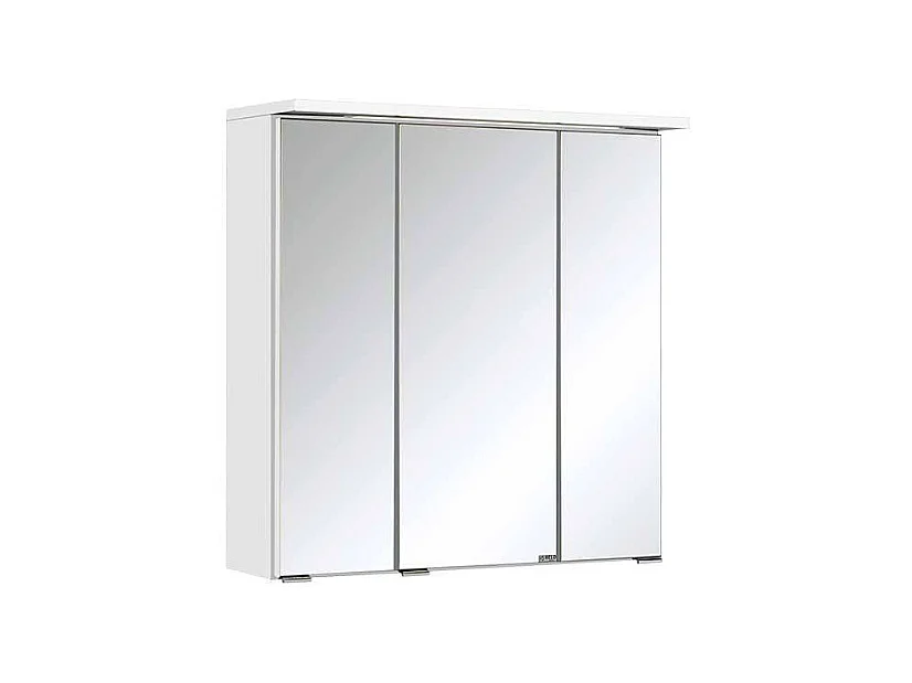 Badezimmer Spiegelschrank schlicht mit LED Beleuchtung 70 cm breit