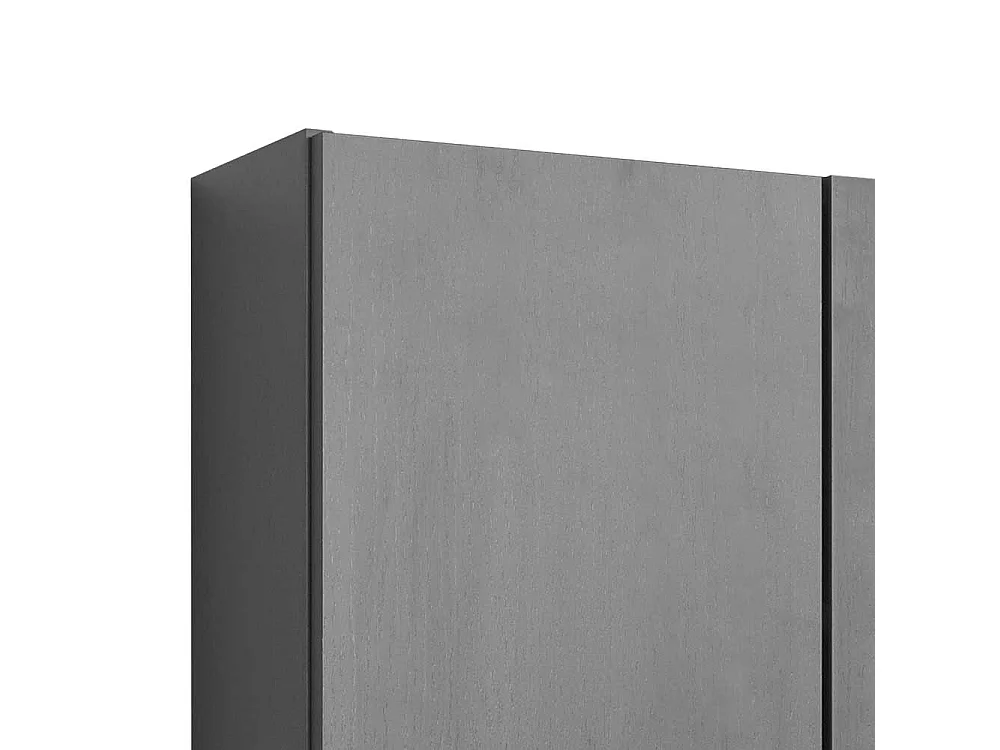 Bad Hängeschrank in Grau 60 cm breit
