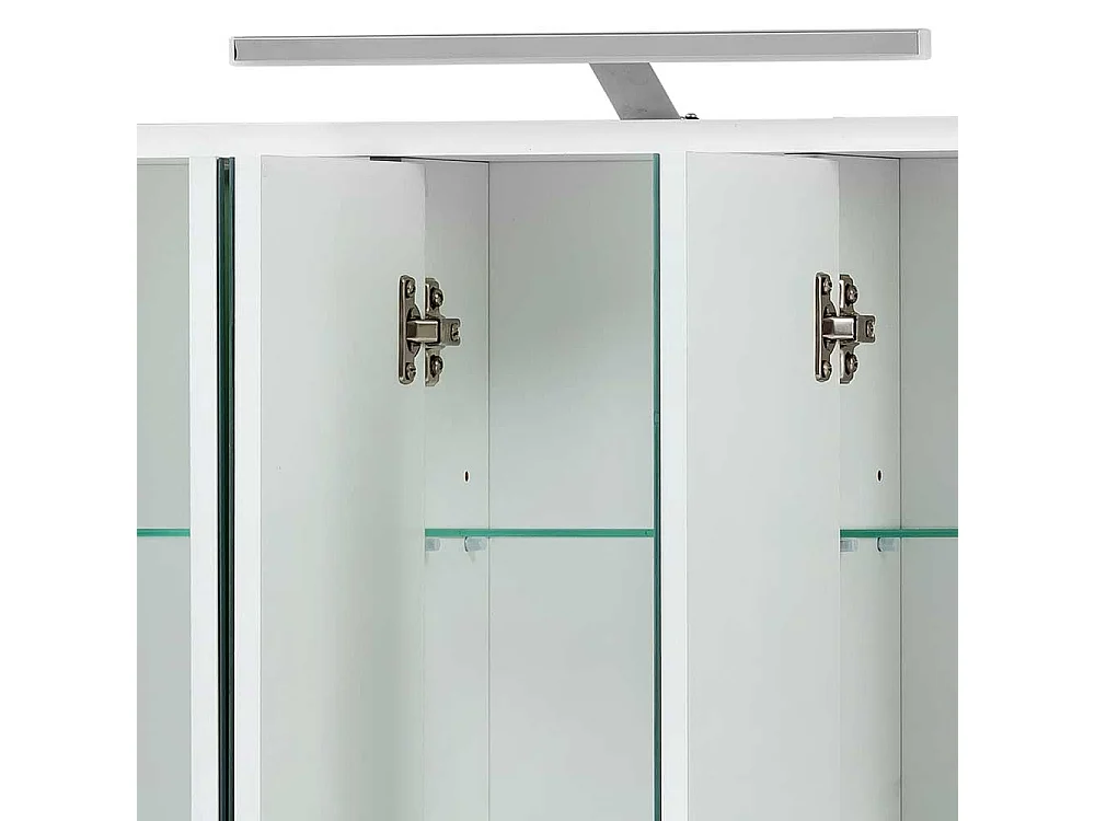 Badschrank Spiegel in modernem Design LED Beleuchtung