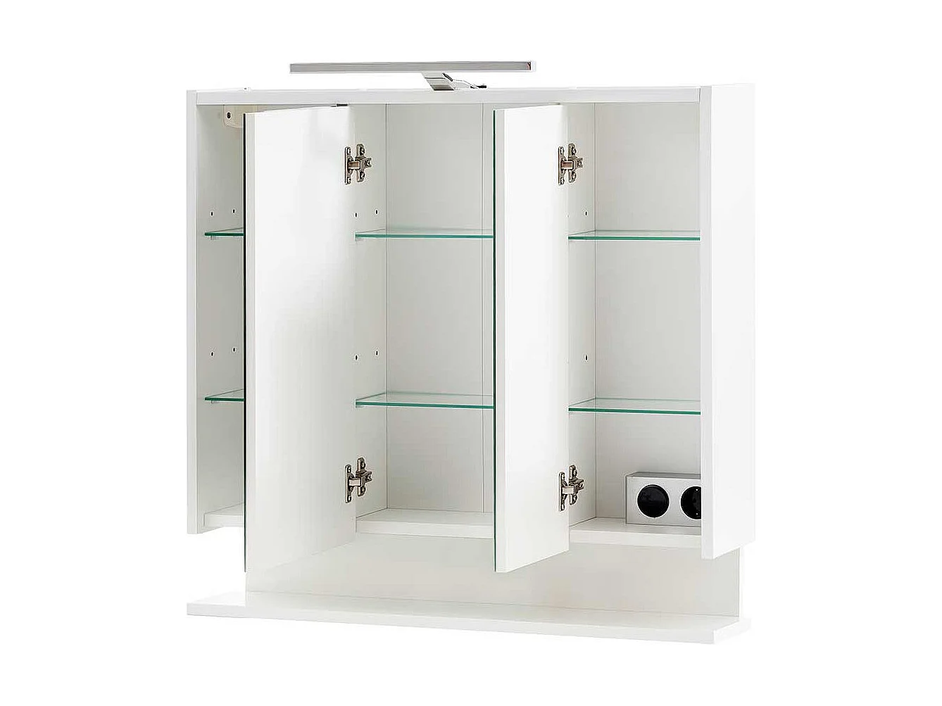 Spiegelschrank mit Ablage und LED Beleuchtung Made in Germany