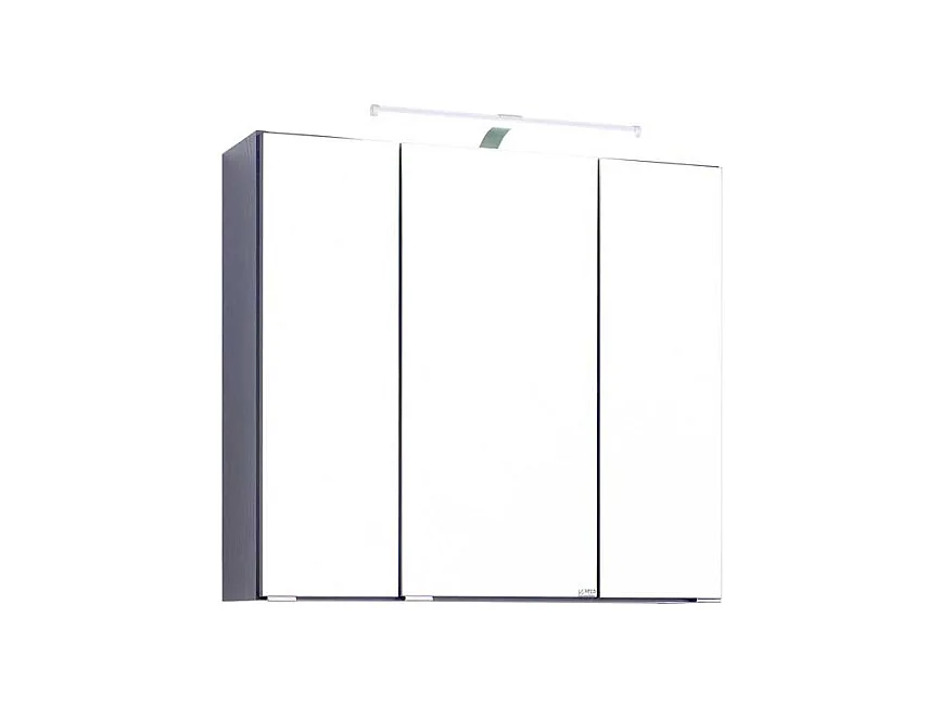 Bad Spiegelschrank mit 3D Effekt Anthrazit