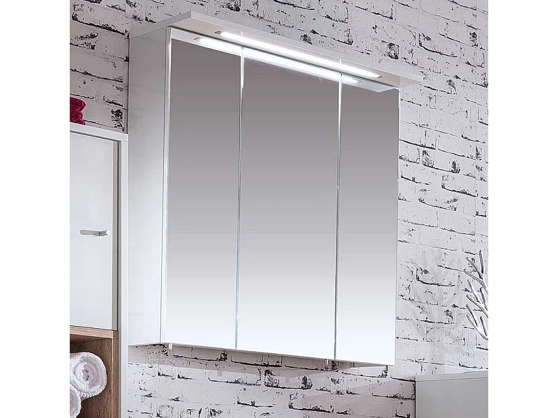 Badezimmer Spiegelschrank in Weiß Made in Germany