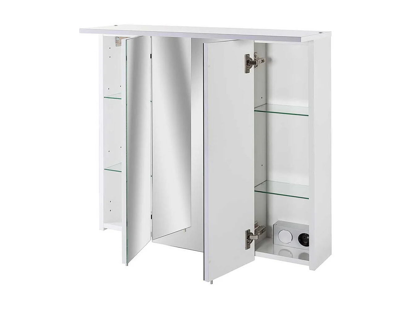 Badezimmer Spiegelschrank in Weiß Made in Germany