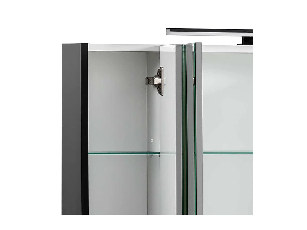 Badezimmerspiegelschrank mit LED Beleuchtung 81 cm breit