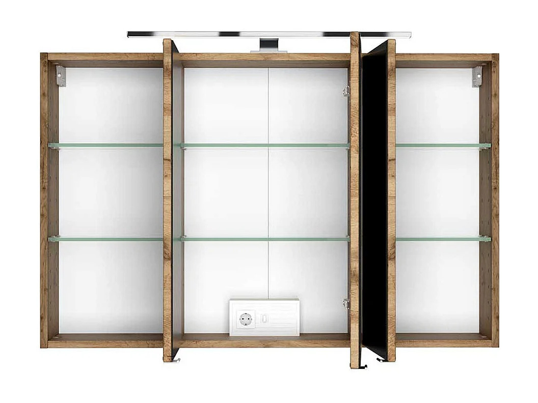 Badspiegelschrank in Wildeichefarben Made in Germany