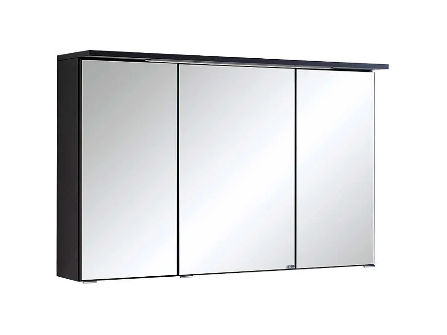 3D Spiegelschrank in Anthrazit Bad