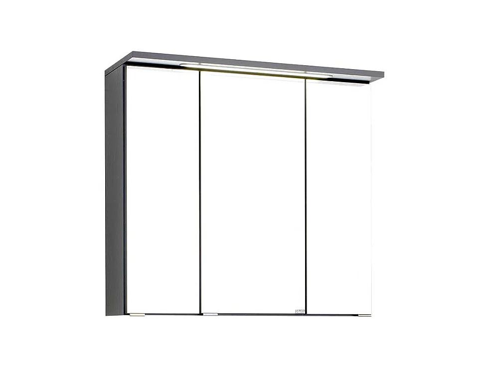 3D Spiegelschrank in Anthrazit Bad