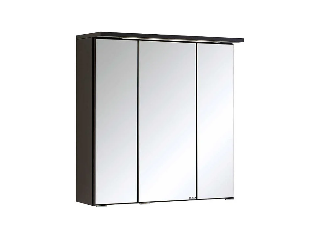 3D Spiegelschrank in Anthrazit Bad