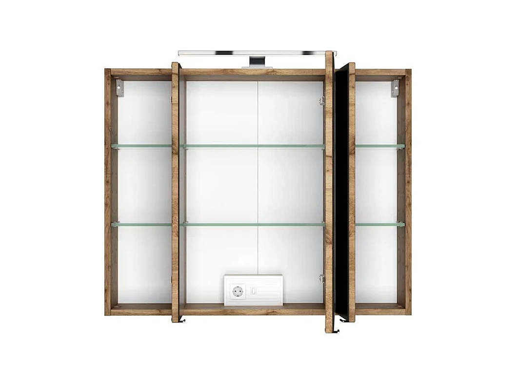 Badspiegelschrank in Wildeichefarben Made in Germany