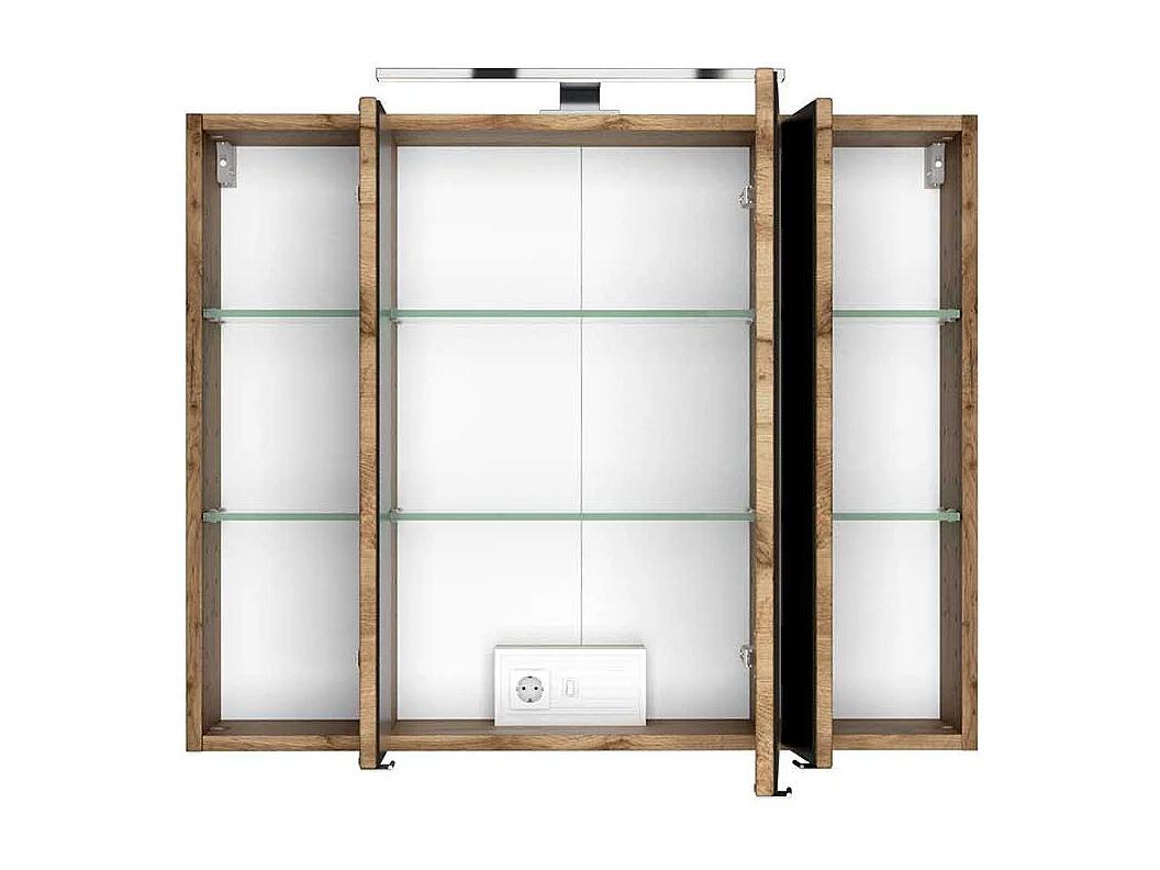 Badspiegelschrank in Wildeichefarben Made in Germany