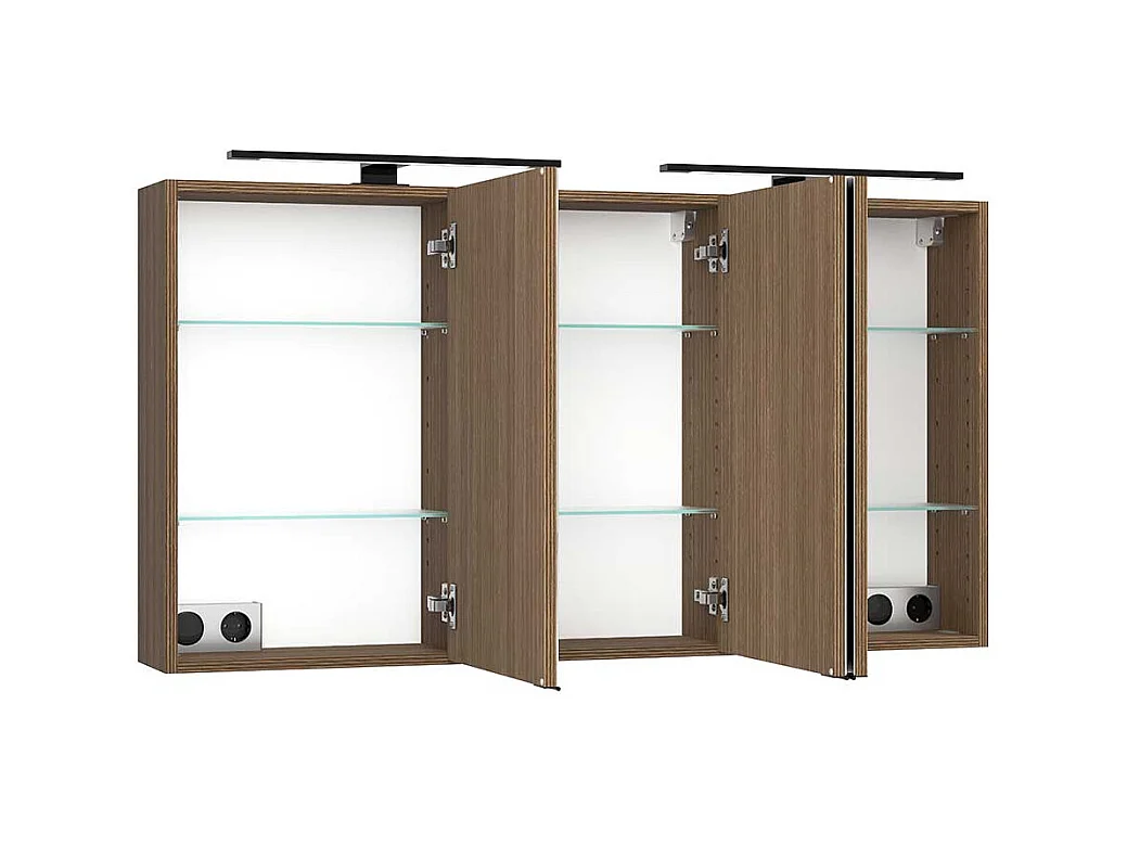 Lichtspiegelschrank Badezimmerspiegelschrank mit LED Beleuchtung 20 cm tief