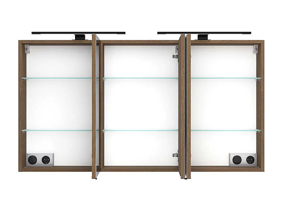 Lichtspiegelschrank Badezimmerspiegelschrank mit LED Beleuchtung 20 cm tief